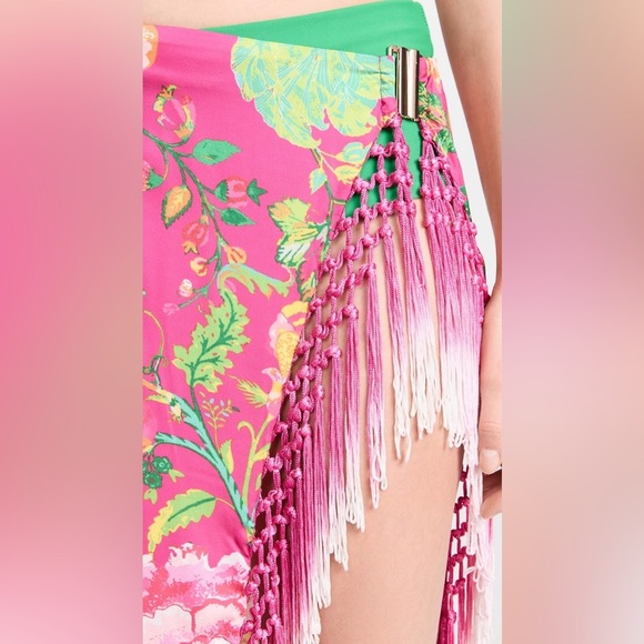 NWT Rococo Sand Chloe Long Pareo in Fuschia Pink Size Small $212 - Picture 6 of 9